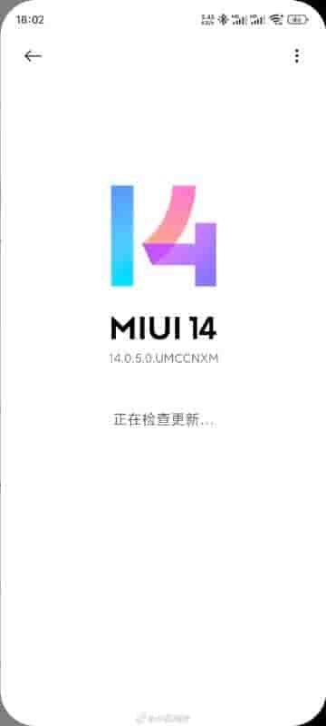 Xiaomi 13 - Previous MIUI 14