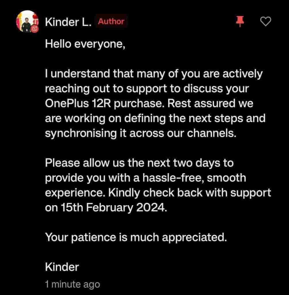 OnePlus 12R - Storage Issue - 2