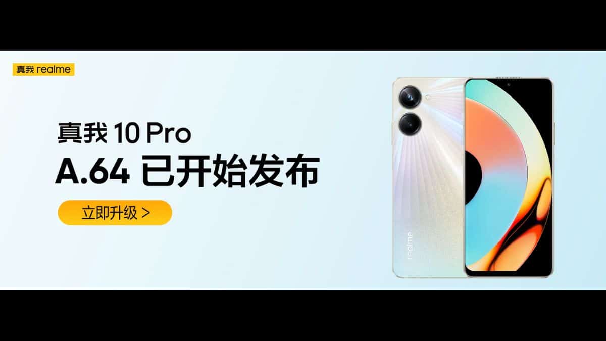 Realme 10 Pro Receives Realme UI A.64 Update in China: January