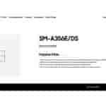 Samsung Galaxy A35 - Philippines Support Page Live