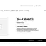 Samsung Galaxy A35 - UAE Support Page Live