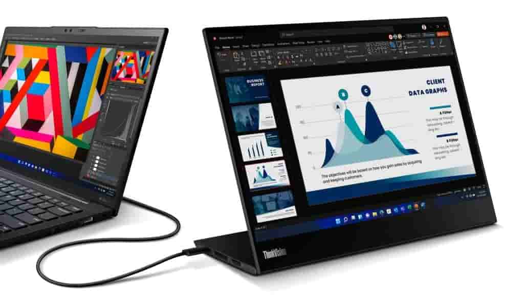 ThinkVision_M14t_Gen-2_Conected-with-Laptop-scaled
