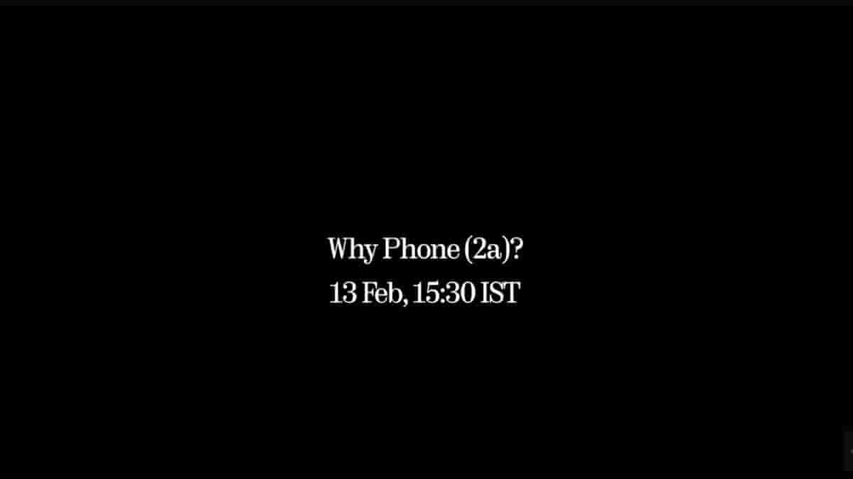 Why Phone 2a teaser