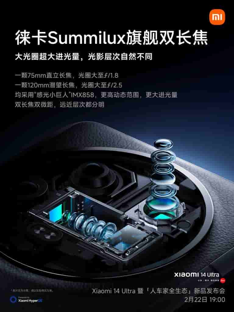 Xiaomi 14 Ultra - Camera Specs - 1