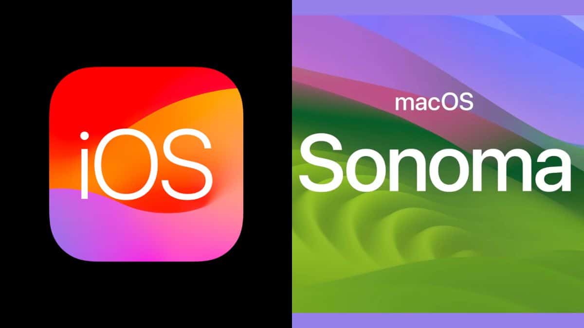 iOS and macOS Sonoma - Update