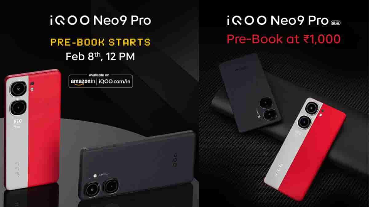 iQOO Neo 9 Pro - Pre-Booking in India