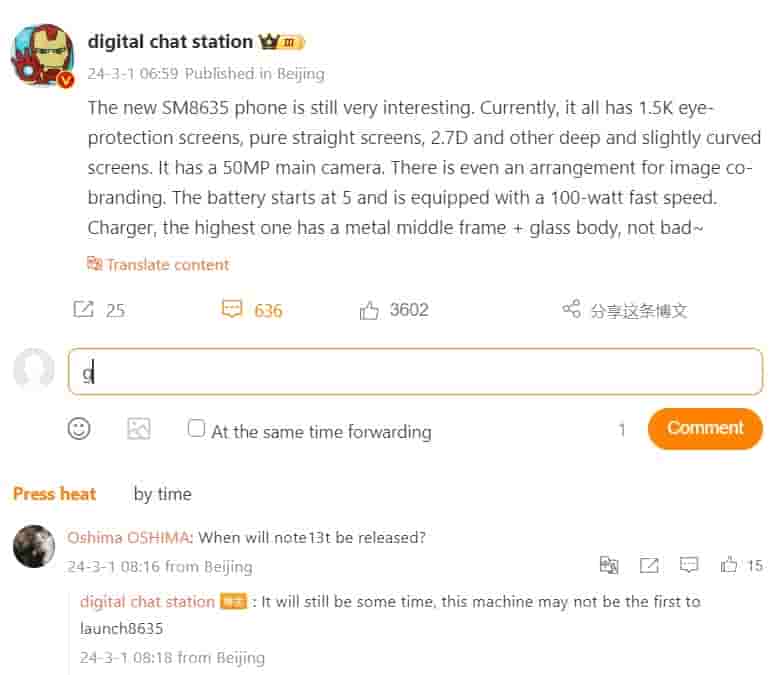 Civi 4, Note 13 Turbo Snapdragon 8s Gen 3