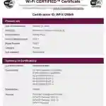 Infinix GT 20 Pro - Wi-Fi Certification