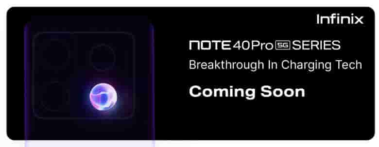 Infinix Note 40 Pro 5G Series - Poster Image