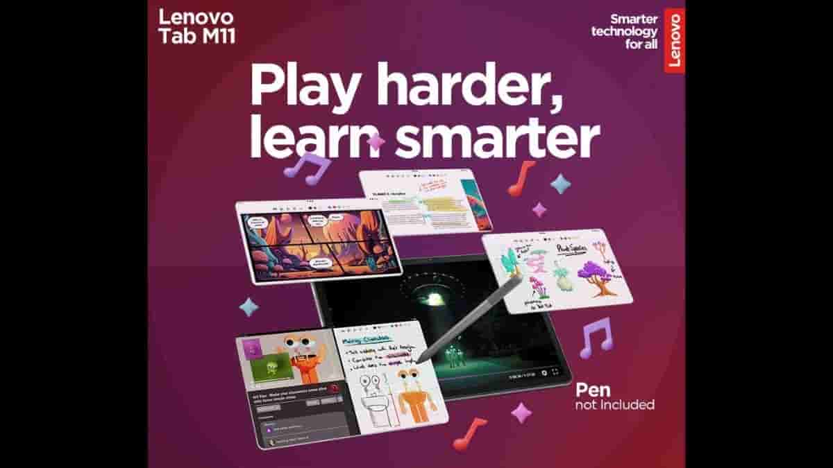 Lenovo Tab M11 - Launch on 26th March 2024 in India