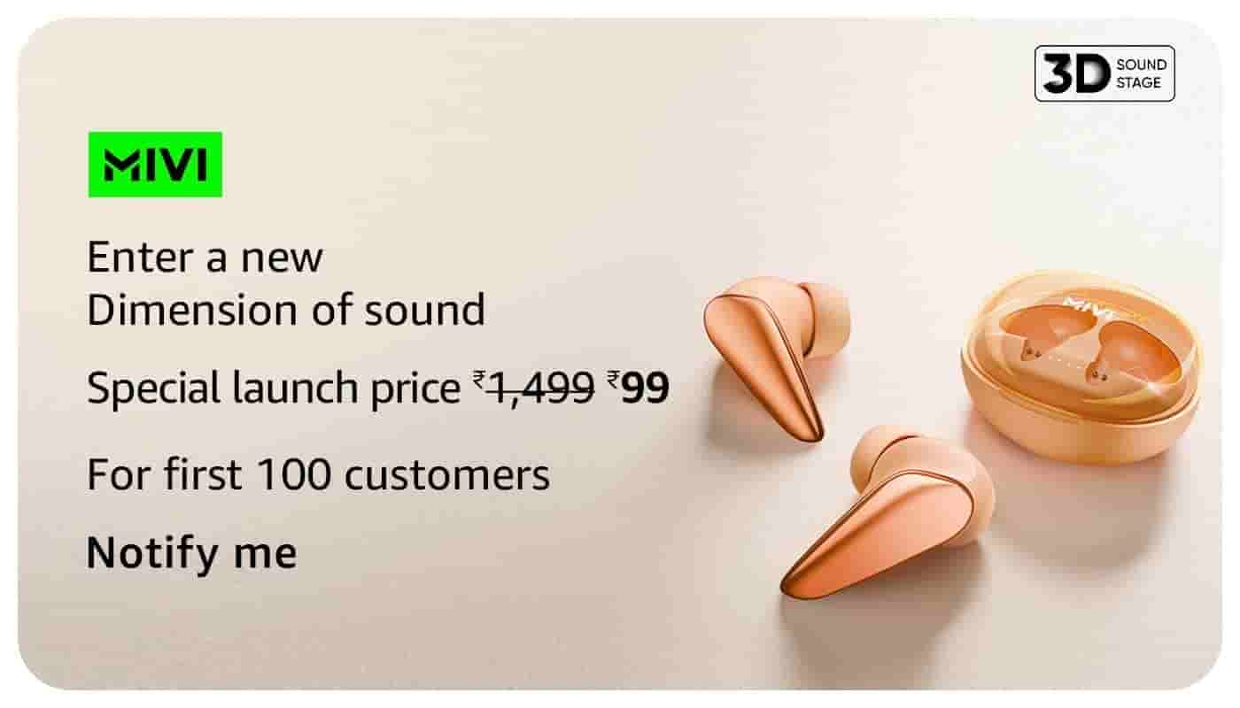 Mivi DuoPods i7 - Launch Offer