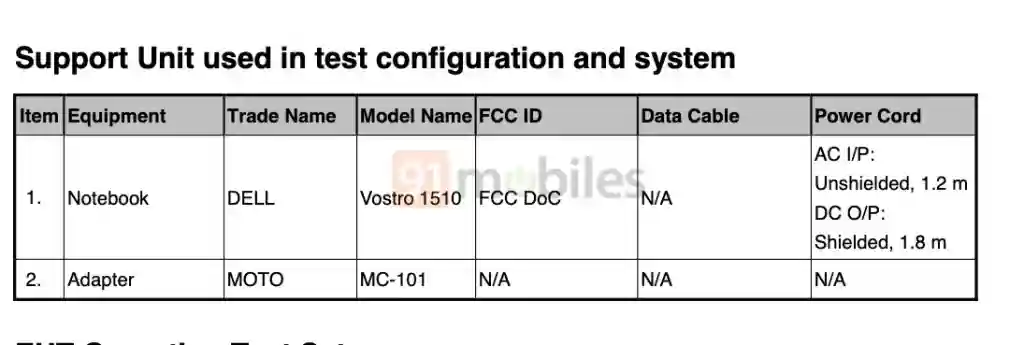 Moto Buds 600 - FCC Certification 3