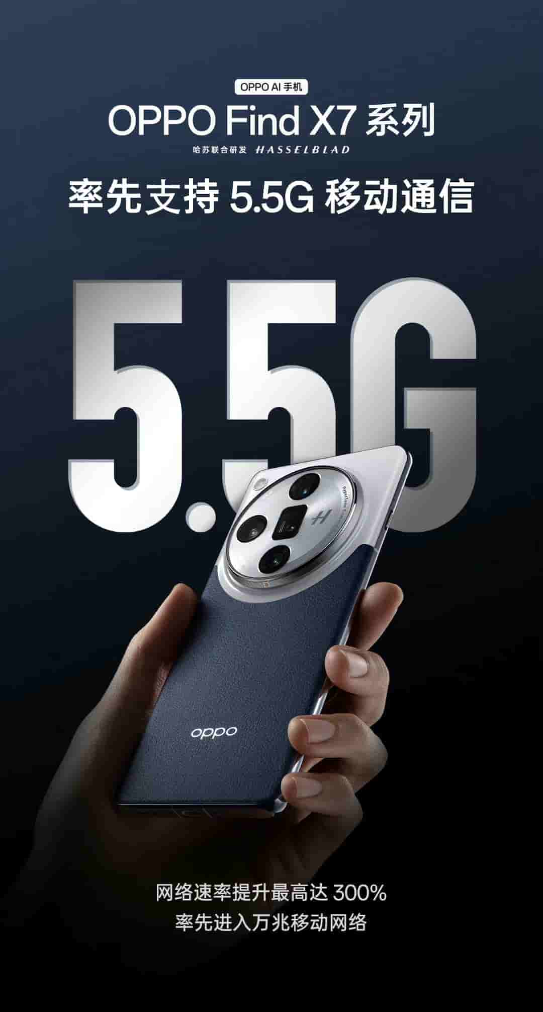 OPPO Find X7 Series - 5.5G Network Communication Support