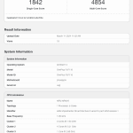 OnePlus ace 3v geekbench