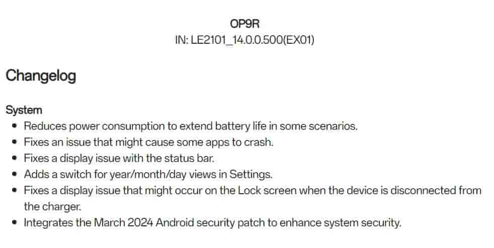 OxygenOS 14.0.0.500 for the OnePlus 9R [IN ONLY]