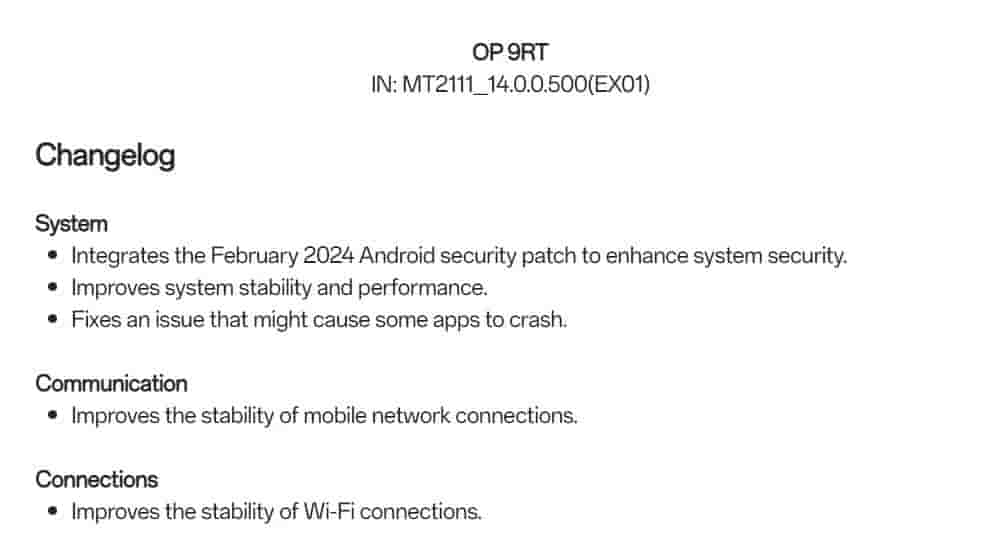 OxygenOS 14.0.0.500 for the OnePlus 9RT [IN ONLY]