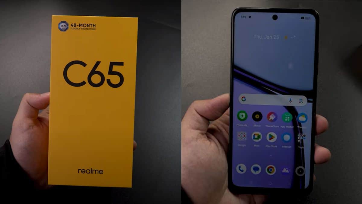Realme C65 - Unboxing