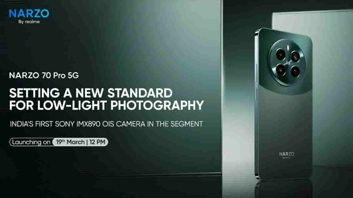 Realme Narzo 70 Pro 5G - Launch Date Revealed