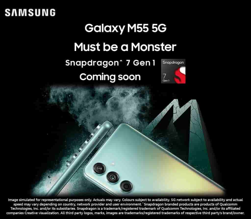 SD7 Gen 1 Galaxy M55 5G India