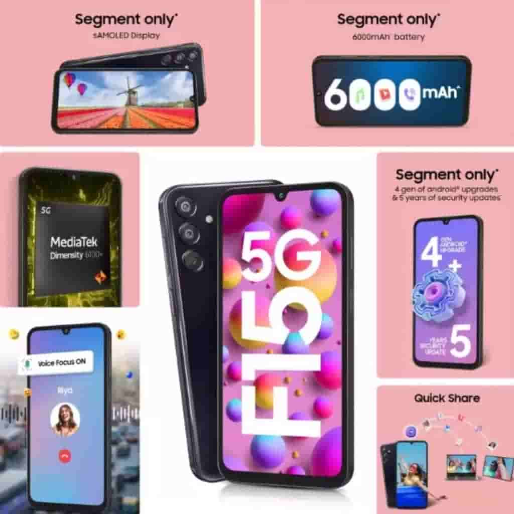 Samsung Galaxy F15 5G - Key Specs