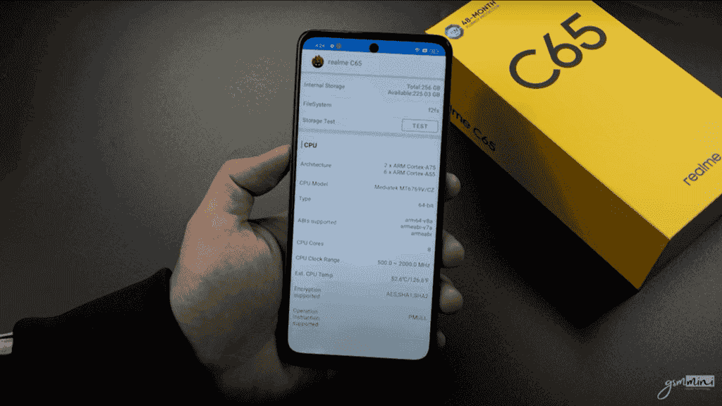 Realme C65 - Key Specs