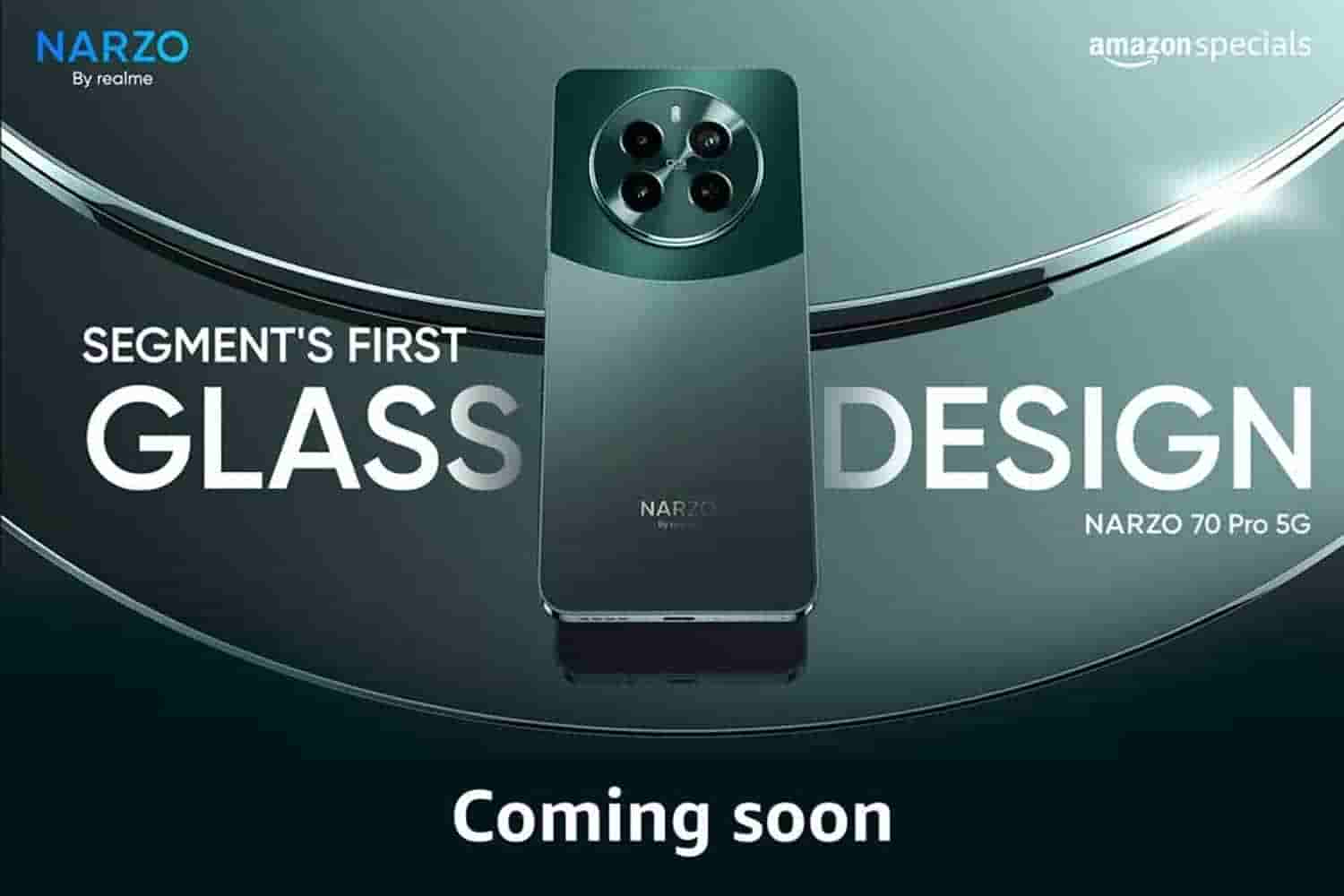Segment First Glass Design Realme Narzo 70 Pro 5G