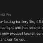 Vivo X Fold 3 Pro - Battery Life - Weibo Post