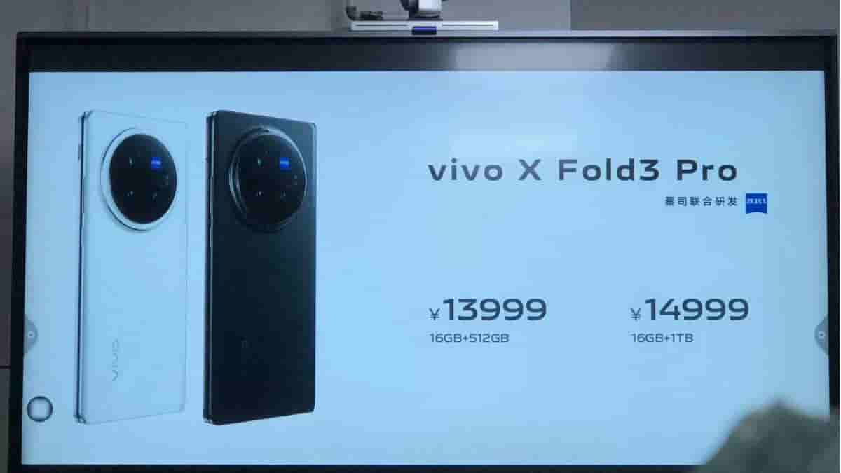 Vivo X Fold 3 Pro Priicng