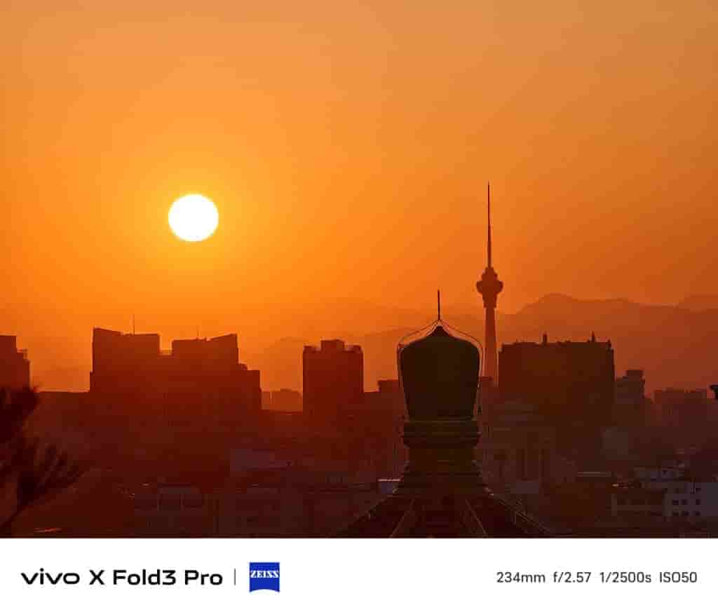 Vivo X Fold 3 Pro - Telephoto - Hanging Sun