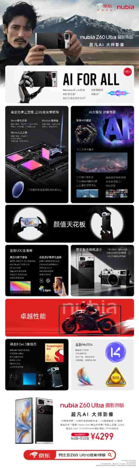 Nubia Z60 Ultra Photographer Edition