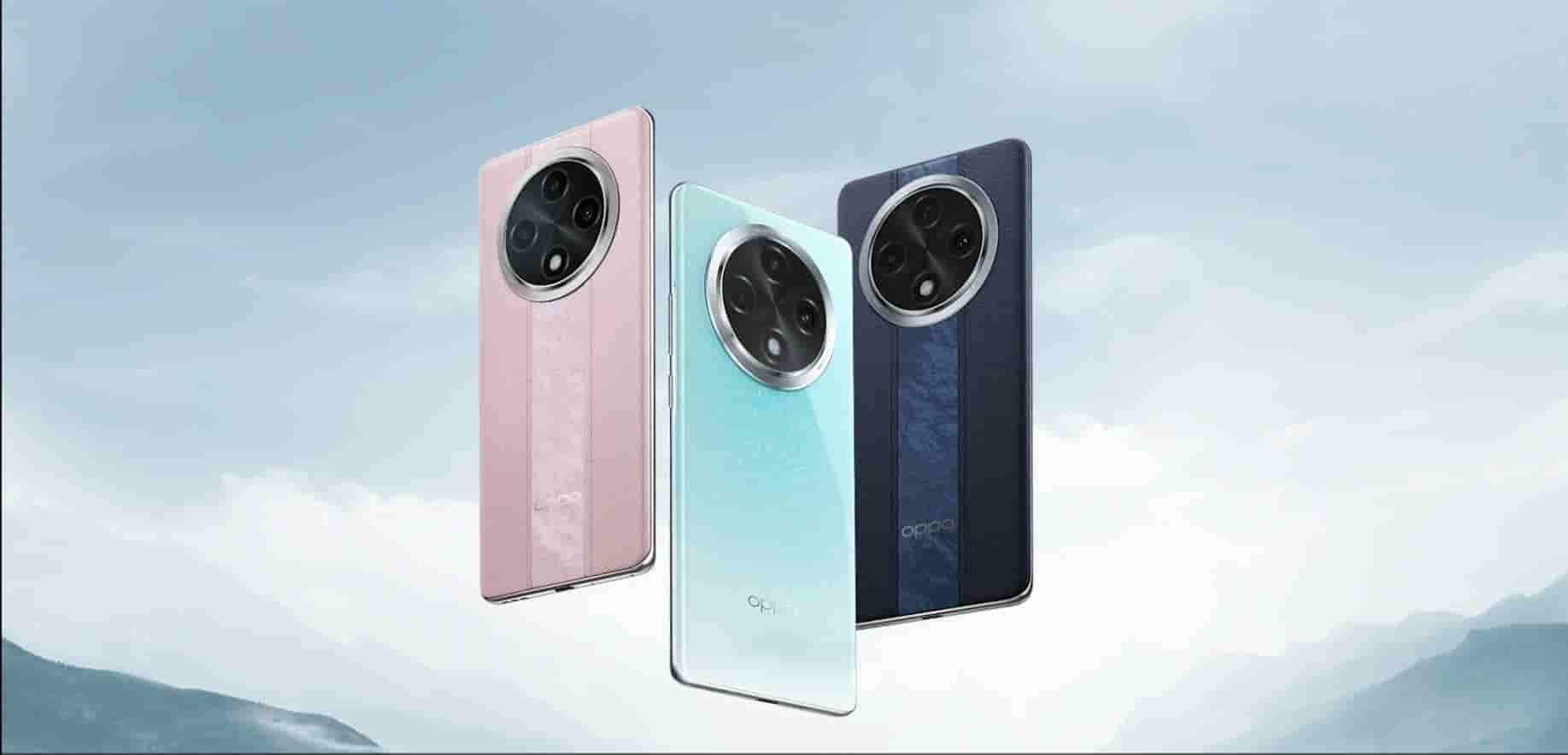 Oppo A3 Pro three colour options