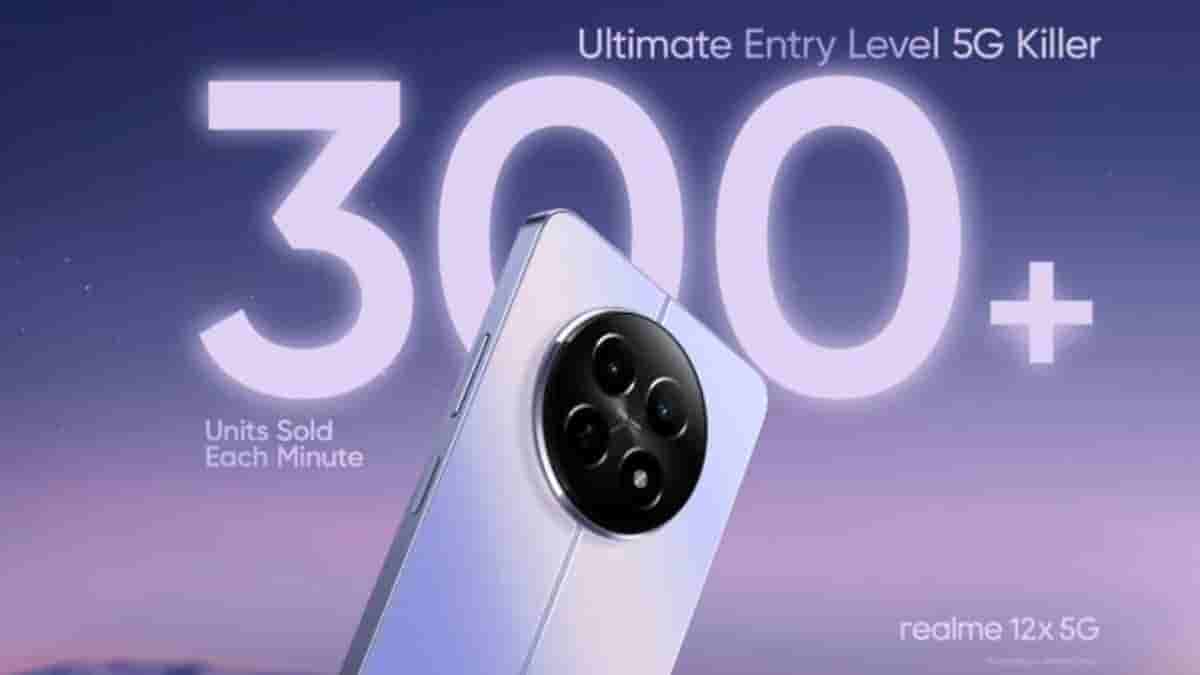 Realme 12X 300 Units sold each Minute