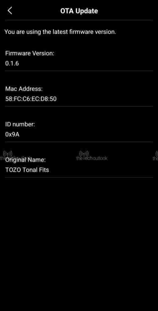 TOZO companion app -8