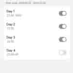 Finally you can select the time
