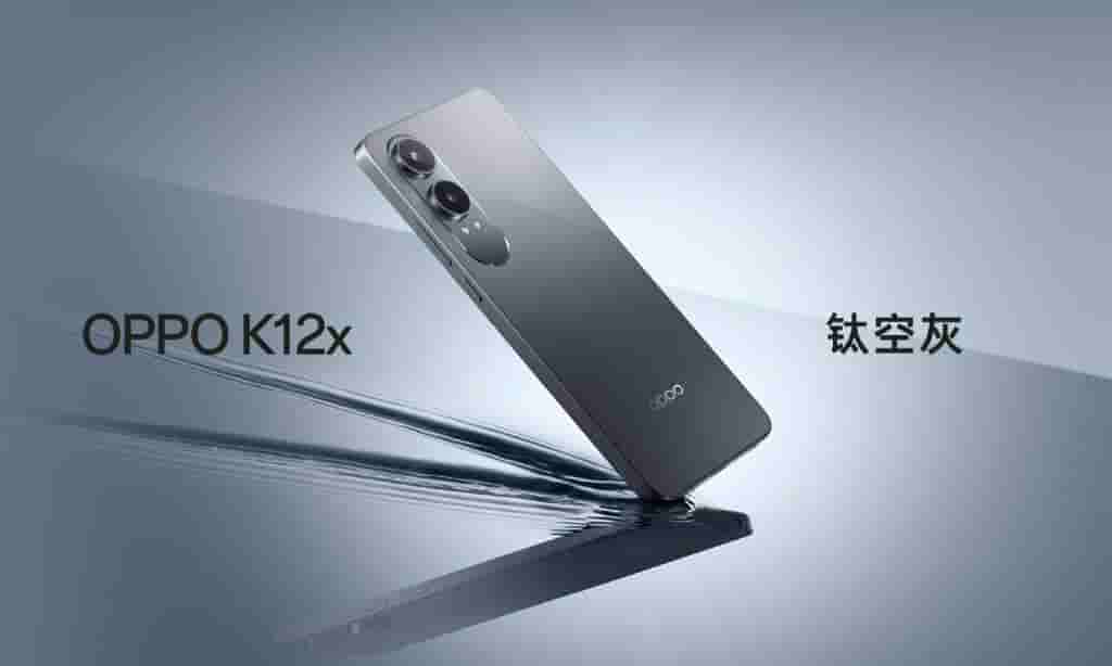 Oppo K12x gray