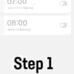 Setup alarm for shift workers