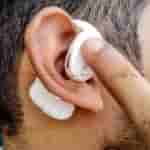TOZO Openego Earbuds wear shot 2