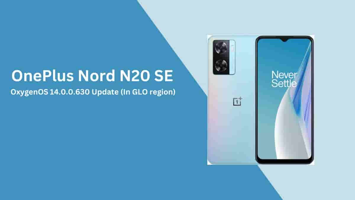 OnePlus Nord N20 SE OxygenOS 14.0.0.630