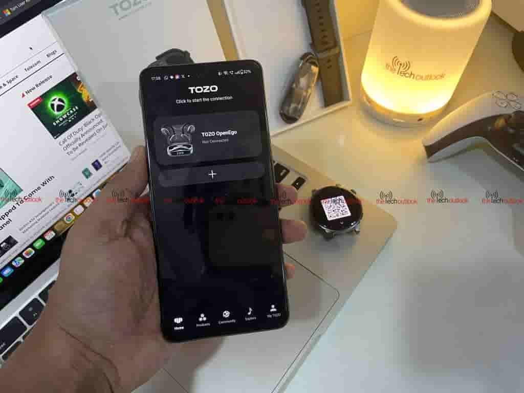TOZO S5 Smartwatch- How the setup app 6