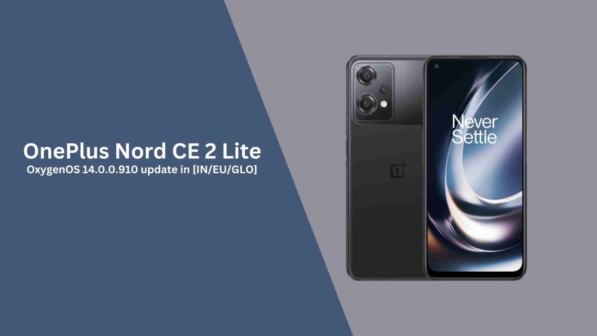 OnePlus Nord CE 2 Lite 5G gets OxygenOS 14.0.0.910 update with improvement in System performance