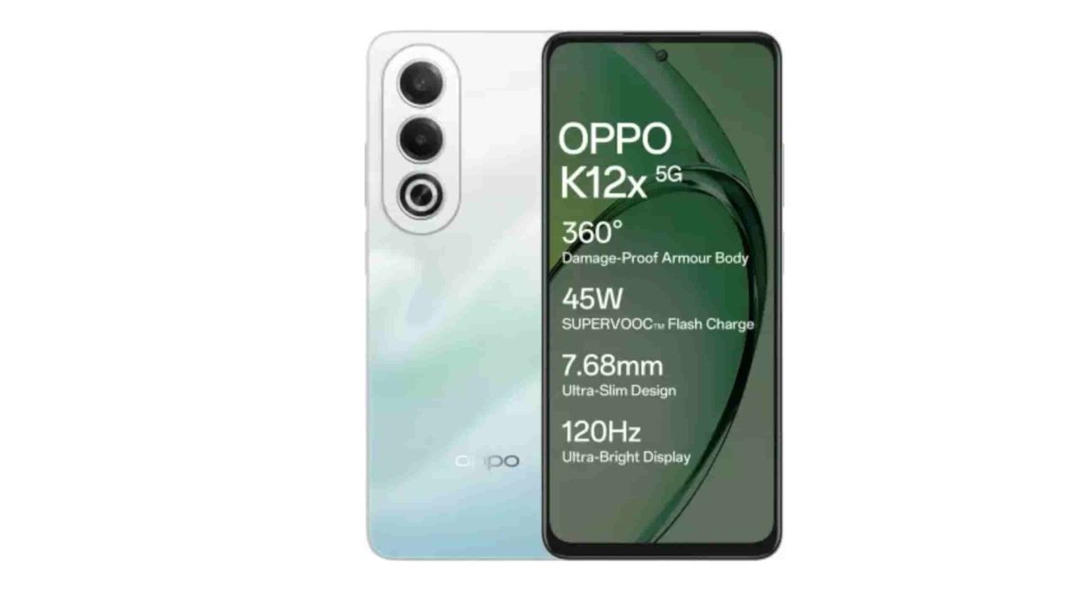 Oppo K12x 5G Indian variant with 6.67″ 120Hz LCD display, MediaTek Dimensity 6300 launched