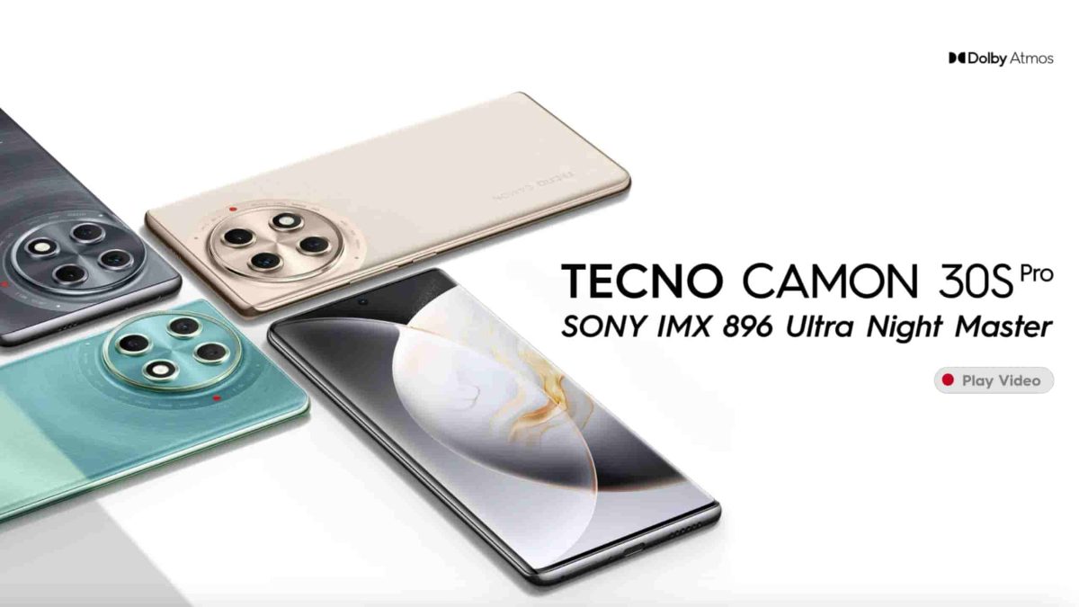 Tecno Camon 30s Pro Officially Announced with Unreleased MediaTek Helio G100 SOC