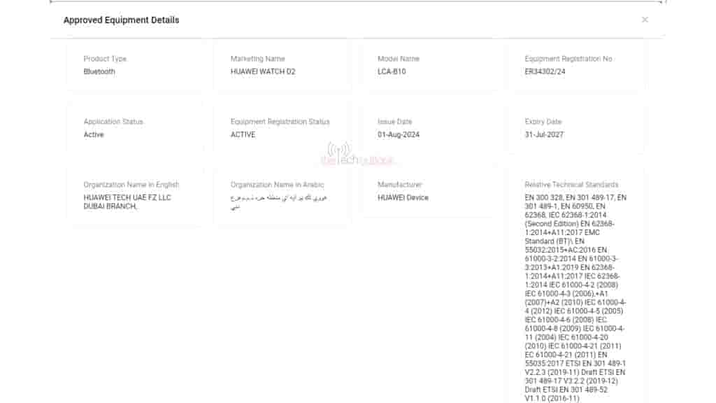 Huawei Watch D2