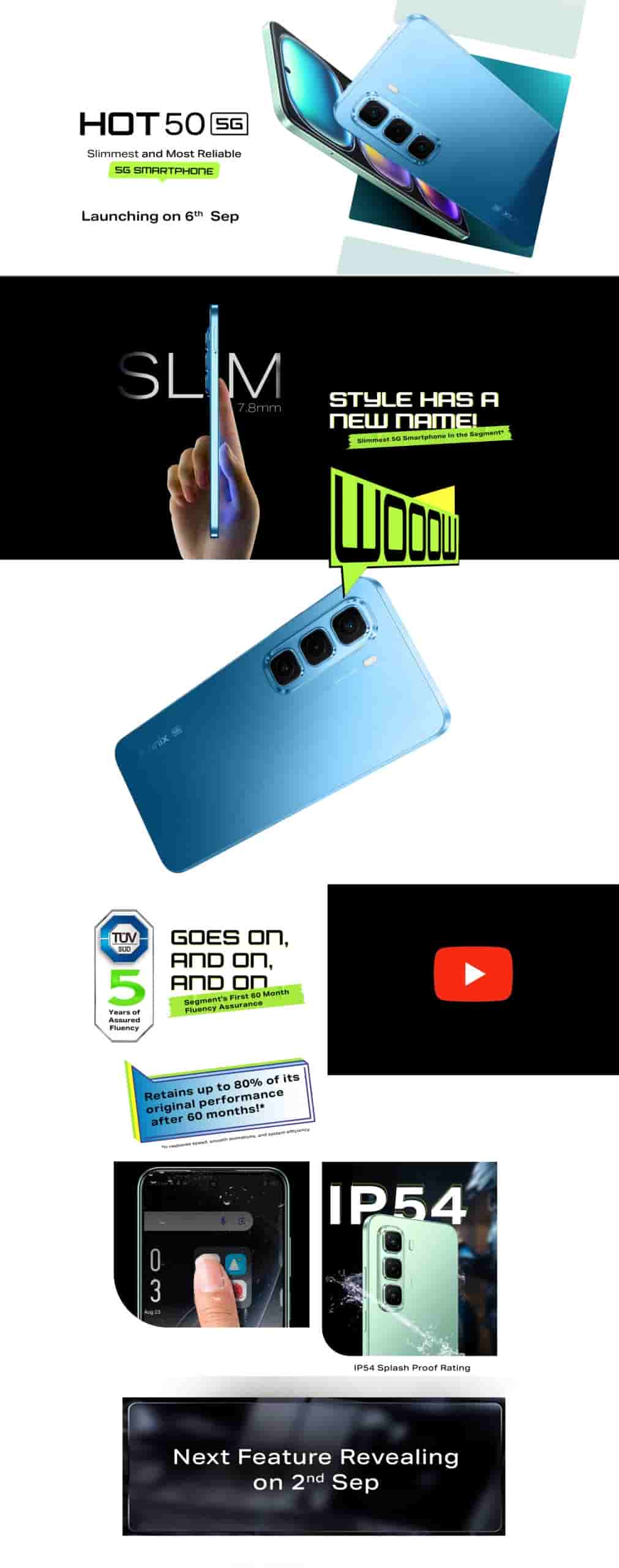 Infinix Hot 50 5G details revealed