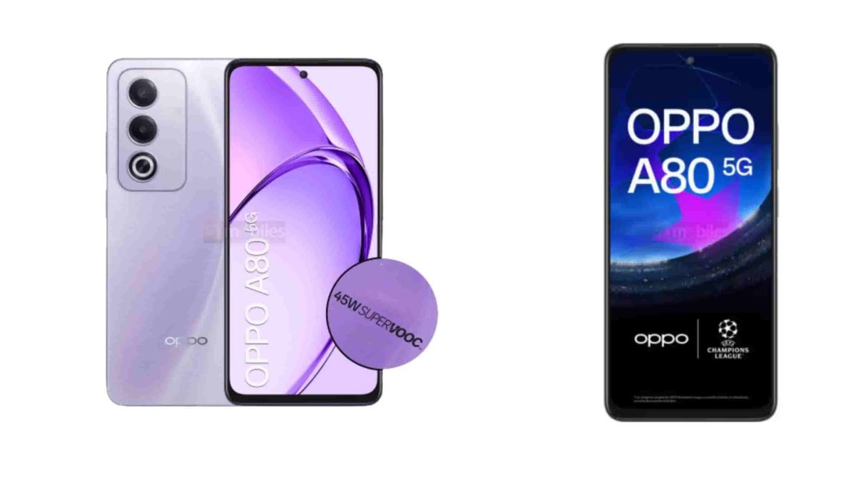 Oppo A80 5G coming soon to the European market, Renders, Price and Specs leaked