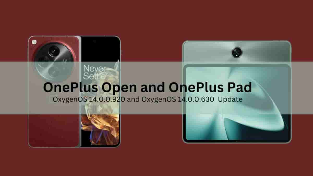 OnePlus Open and OnePlus Pad September 2024