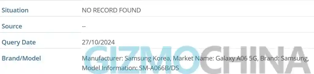 Galaxy A06 5G - IMEI Listing (1)