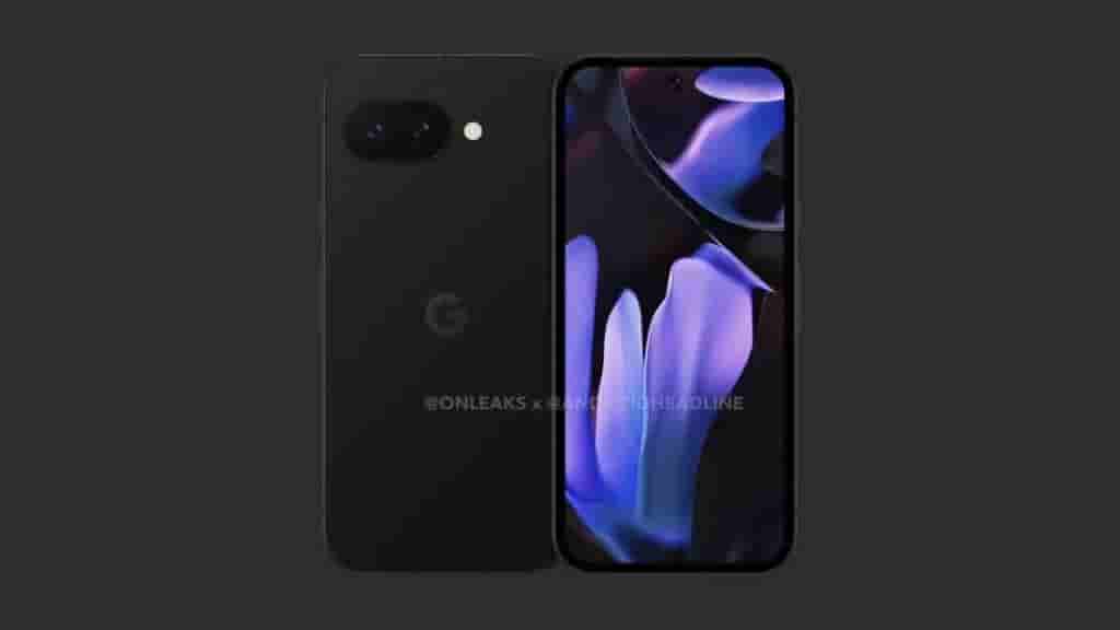 Google Pixel 9a front and back
