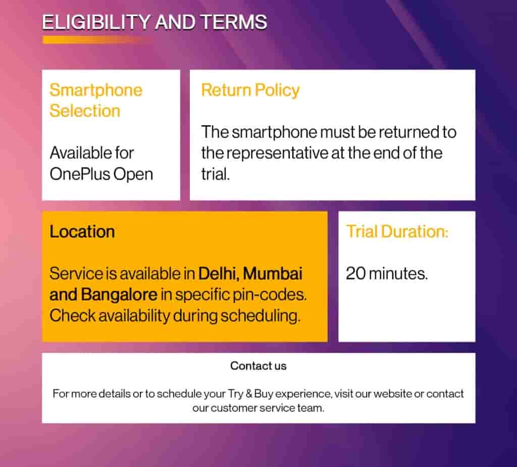 OnePlus x Amazon - OnePlus Open - For INR 149 - Terms and Conditions