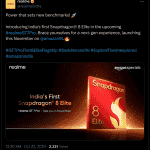 Realme GT 7 Pro - Snapdragon 8 Elite - India Launch in November 2024